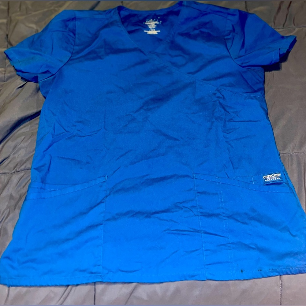 Cherokee workwear large scrub shirt